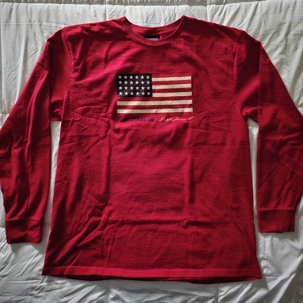 Vintage Polo Jeans Co. Long Sleeve Shirt Size Large